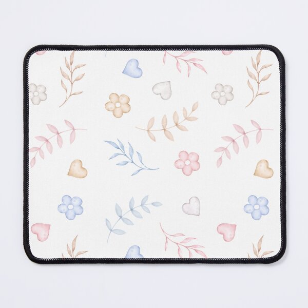 Item preview, Gentle clipart of leaves, hearts, flowers in pastel colors designed and sold by natalidesign.