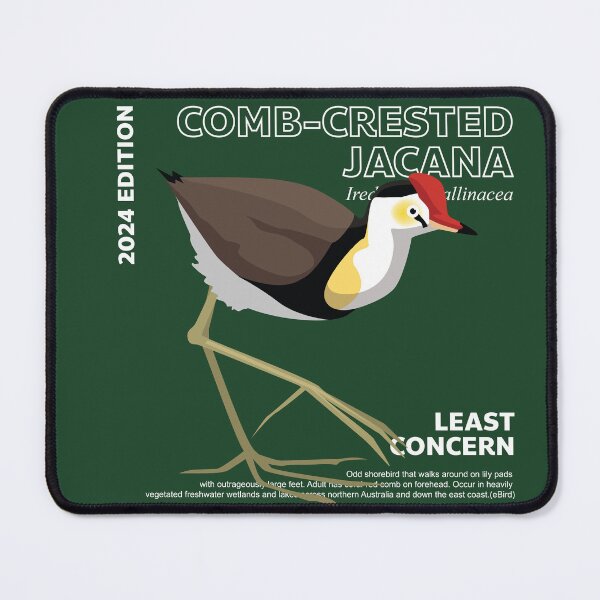 Item preview, Australian Bird Comb-Crested Jacana Description designed and sold by SUPERHERON.