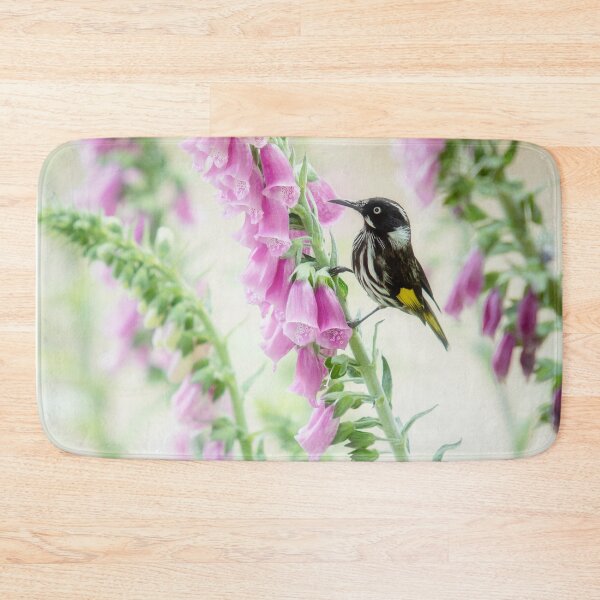 Item preview, Honeyeater on Pink Flowers designed and sold by yolanda.