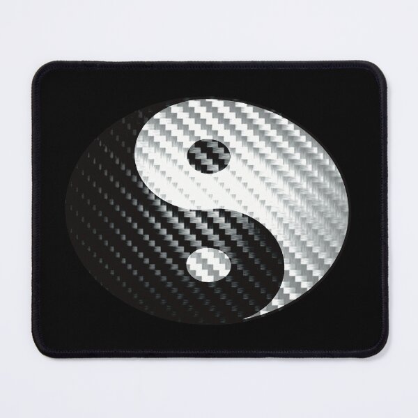 Item preview, 3D Carbon Fiber Yin Yang designed and sold by JDHardie.