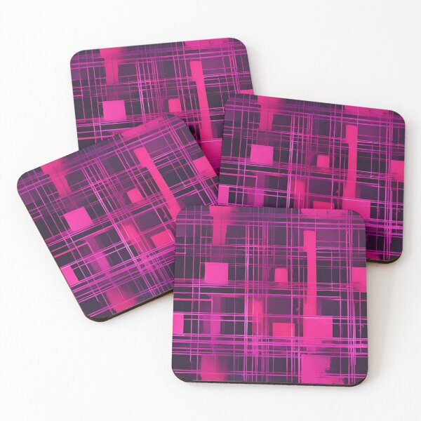 Item preview, High-Tech Pink Grid with Neon Melts designed and sold by Have Mercy.