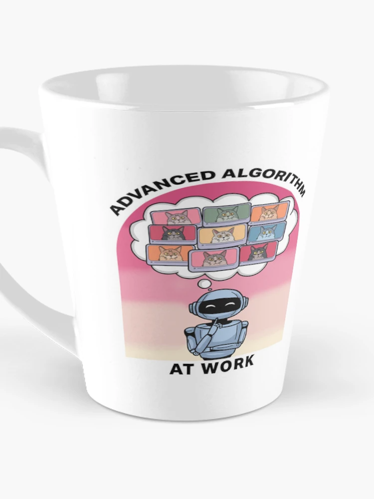 Thumbnail 3 of 4, Coffee Mug, Advanced algorithm at work designed and sold by Code Monkeys.