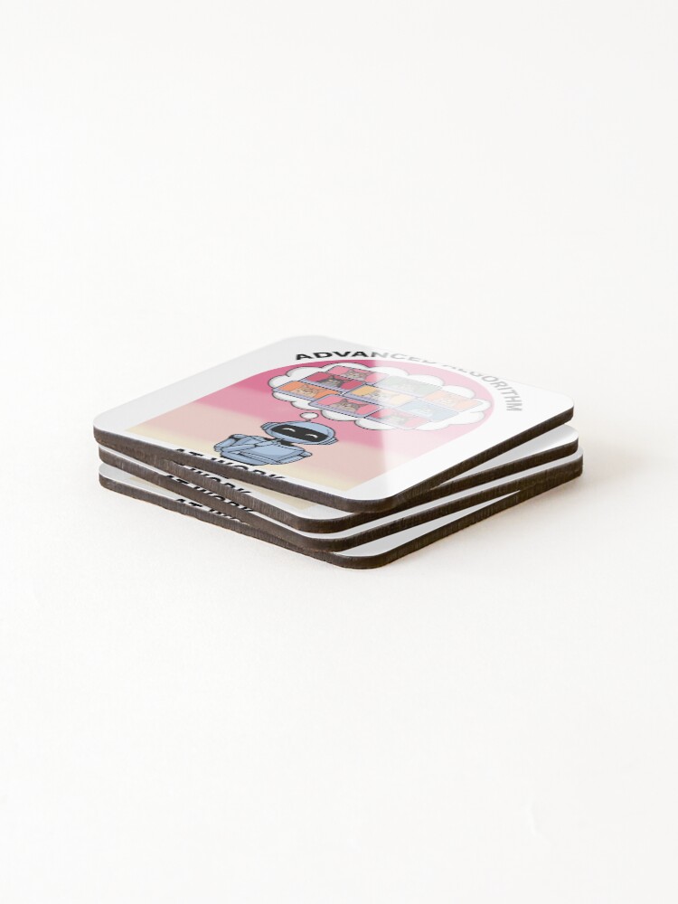 Thumbnail 4 of 5, Coasters (Set of 4), Advanced algorithm at work designed and sold by WebBest.