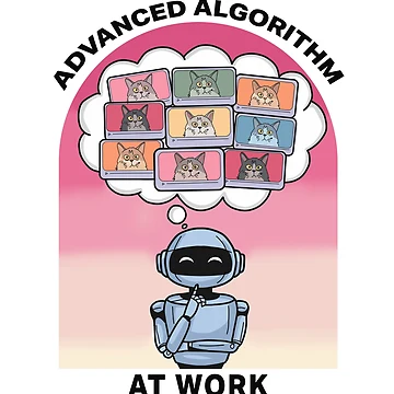Artwork thumbnail, Advanced algorithm at work by Code Monkeys