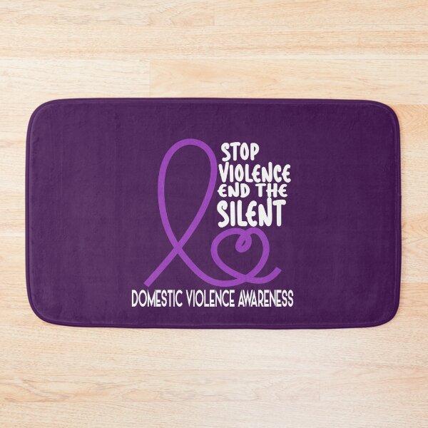 Item preview, Stop violence end the silence domestic violence awareness designed and sold by Colorfulman.