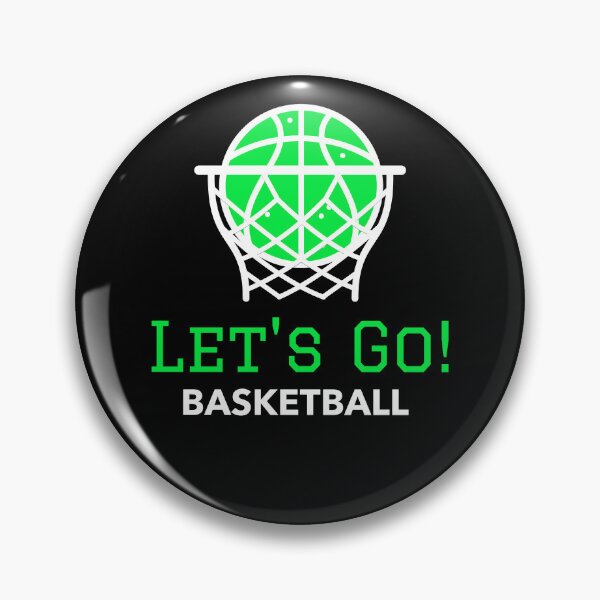 Item preview, Green Let's Go Basketball  designed and sold by PaperZinnia.