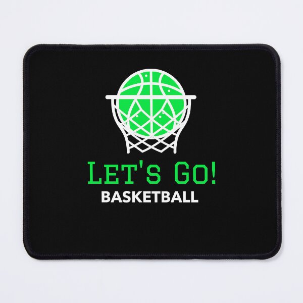Item preview, Green Let's Go Basketball  designed and sold by PaperZinnia.