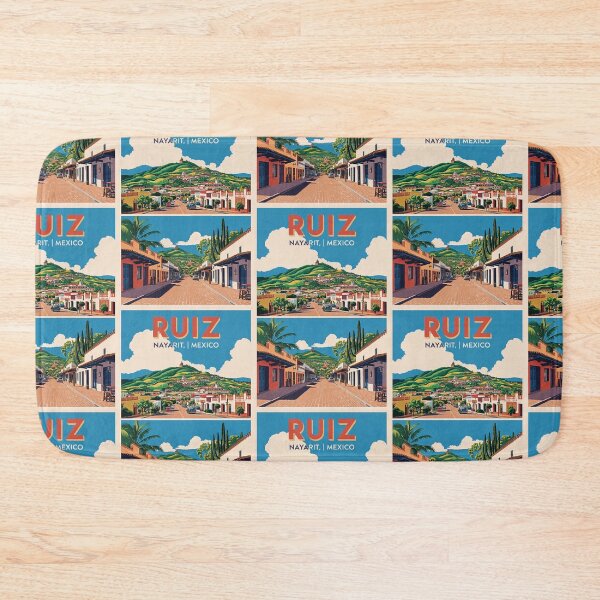 Item preview, Ruiz Nayarit Mexico Mexico Vintage Travel Tourism  designed and sold by TravelersGems.