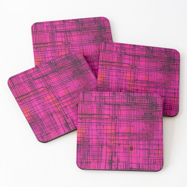Item preview, High-Tech Pink Grid with Neon Melts designed and sold by Have Mercy.