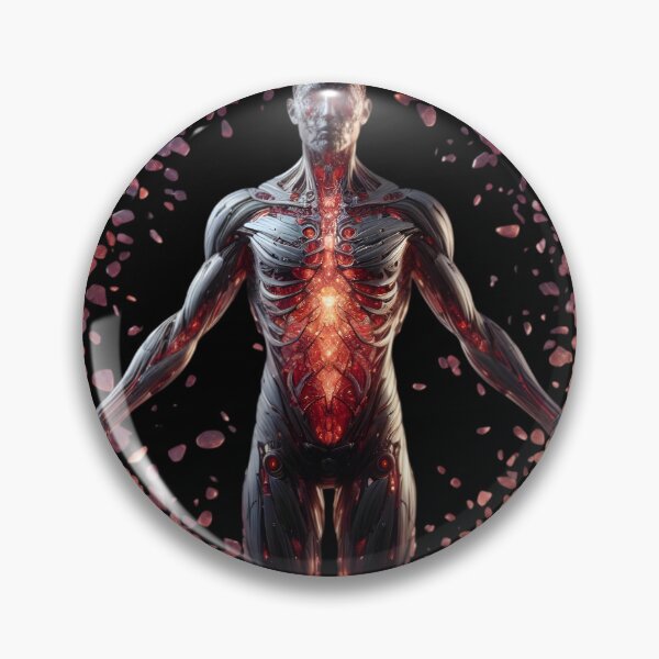 Item preview,  Futuristic Human Anatomy with Crystal Halo designed and sold by IllumeInk.