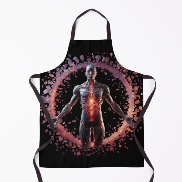 Item preview, Futuristic Human Anatomy with Crystal Halo designed and sold by IllumeInk.