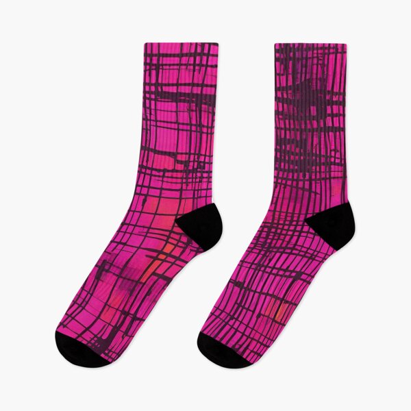 Item preview, High-Tech Pink Grid with Neon Melts designed and sold by Have Mercy.