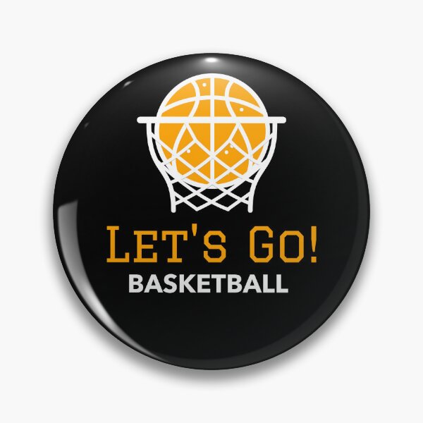 Item preview, Orange Let's Go Basketball  designed and sold by PaperZinnia.