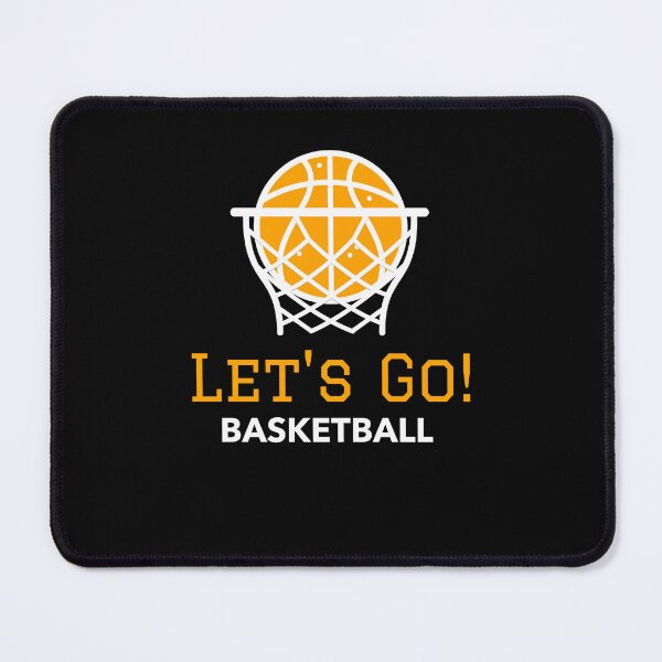 Item preview, Orange Let's Go Basketball  designed and sold by PaperZinnia.