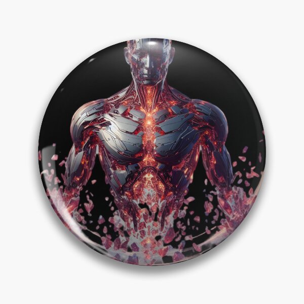 Item preview,  Cybernetic Guardian in Crystal Shards designed and sold by IllumeInk.