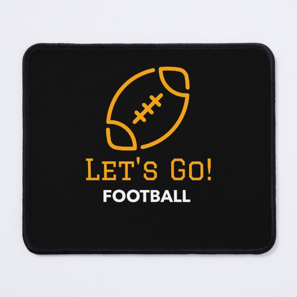 Item preview, Orange Let's Go Football designed and sold by PaperZinnia.