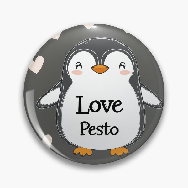 Item preview, Love Pesto - Cute Penguin Art designed and sold by landletsy.