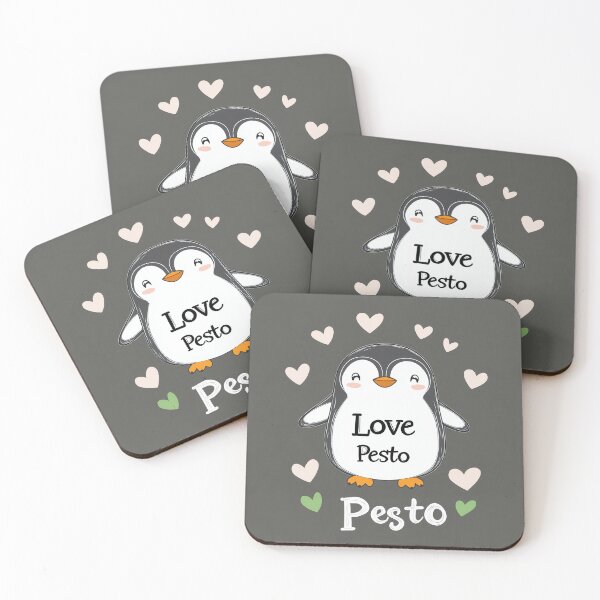 Item preview, Love Pesto - Cute Penguin Art designed and sold by landletsy.