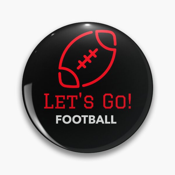 Item preview, Red Let's Go Football designed and sold by PaperZinnia.