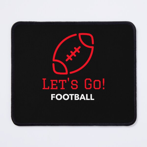 Item preview, Red Let's Go Football designed and sold by PaperZinnia.