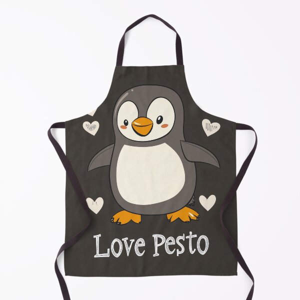 Item preview, Cute Penguin Art - Love Pesto designed and sold by landletsy.