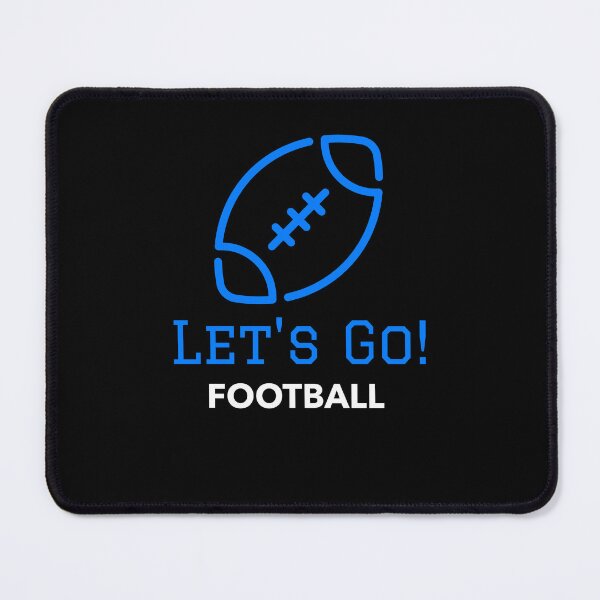 Item preview, Blue Let's Go Football designed and sold by PaperZinnia.