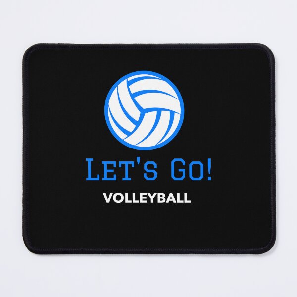 Item preview, Blue Let's Go Volleyball designed and sold by PaperZinnia.
