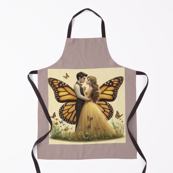 Item preview, Butterfly Lovers Winged Romance Soulmates Art Print designed and sold by choder61.
