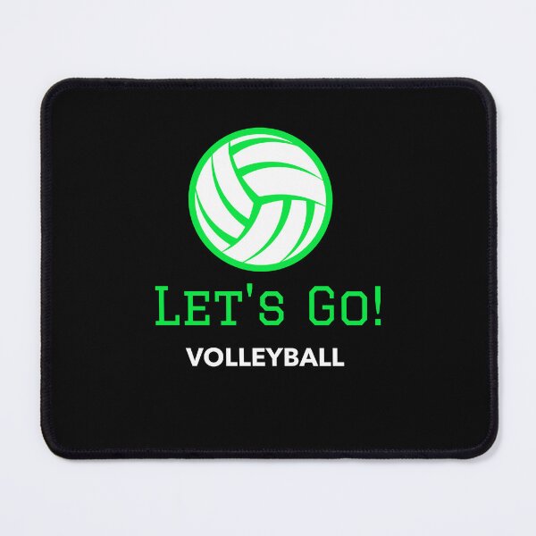 Item preview, Green Let's Go Volleyball designed and sold by PaperZinnia.