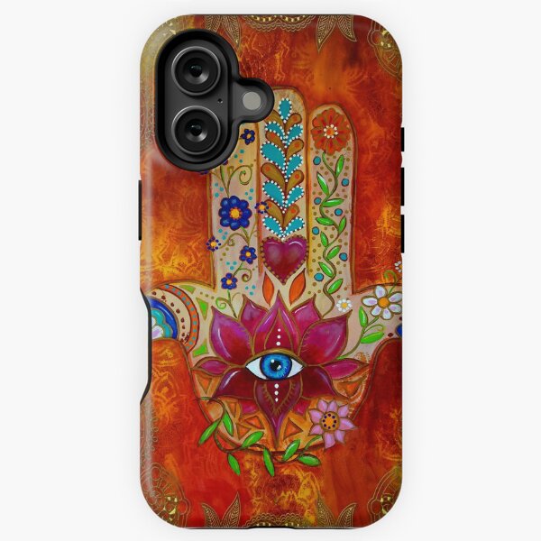 Aperçu de l'œuvre Hamsa - Orange créée et vendue par Jane Marin.