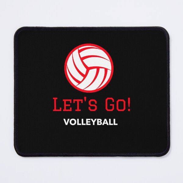 Item preview, Red Let's Go Volleyball designed and sold by PaperZinnia.