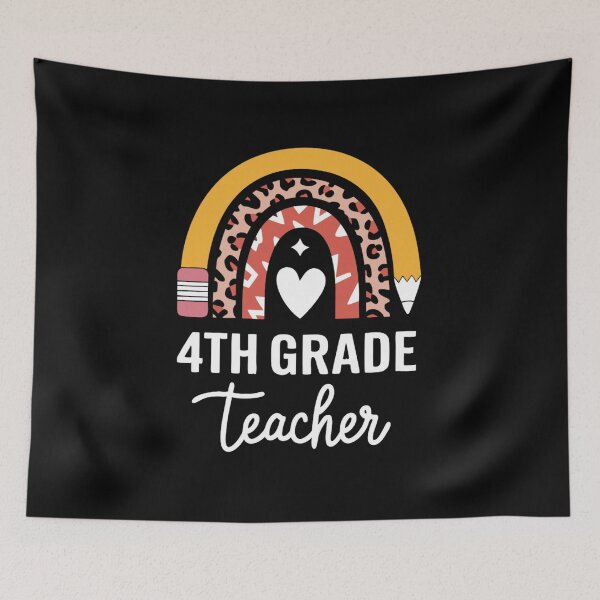 Item preview, Fourth Grade Teacher Boho Rainbow 4Th Grade Teacher T-Shirt designed and sold by Almasrigroup.