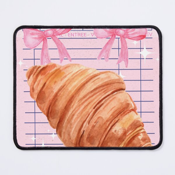 Item preview, French Croissant - Pink Bow Bakery designed and sold by bowsbotanicals.