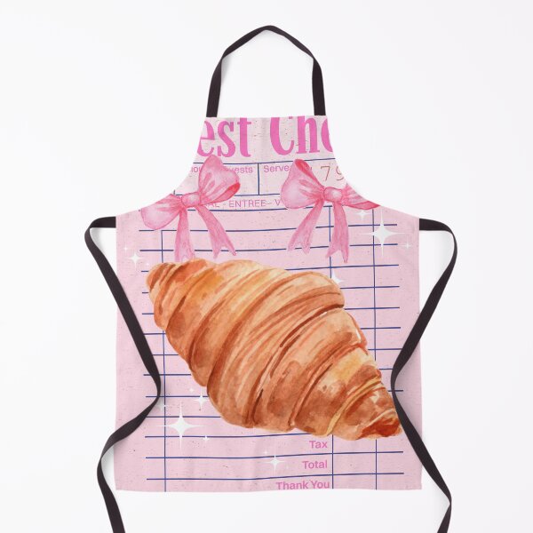 Item preview, French Croissant - Pink Bow Bakery designed and sold by bowsbotanicals.