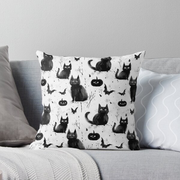 Item preview, Cats, Bats And Pumpkins Halloween Pattern designed and sold by Camouflages.