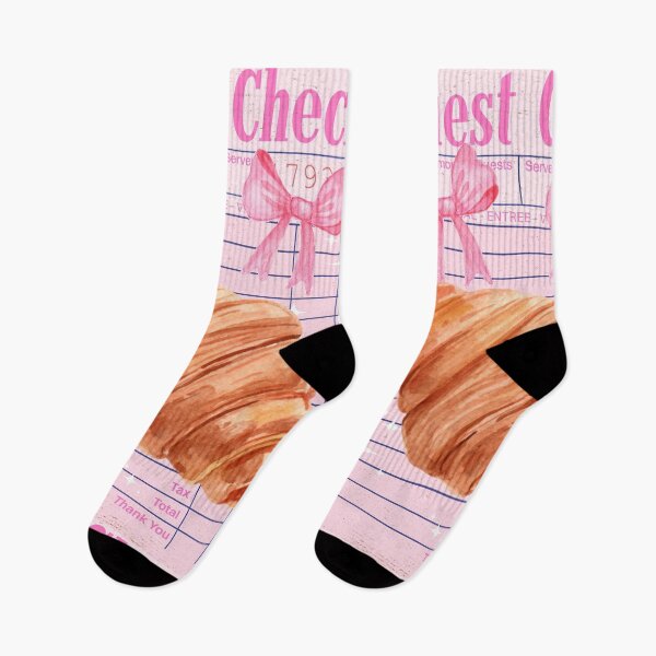 Item preview, French Croissant - Pink Bow Bakery designed and sold by bowsbotanicals.