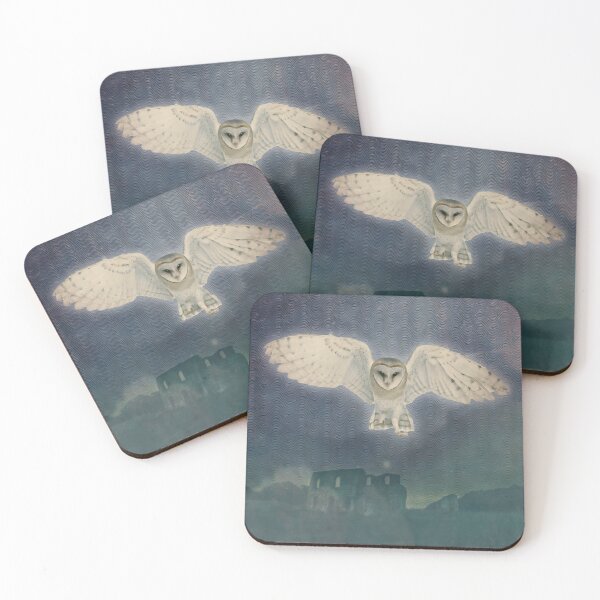 Item preview, Owl Moonlit Ruins Nocturnal Bird Of Prey designed and sold by SoulscapeStudio.