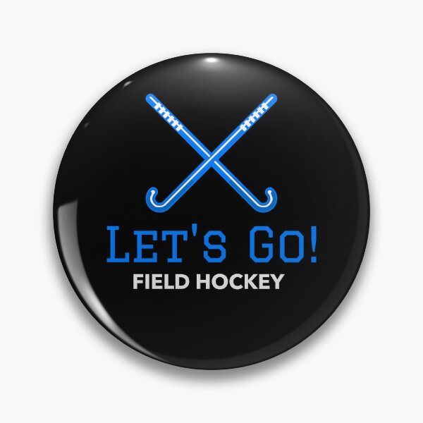 Item preview, Blue Let's Go Field Hockey designed and sold by PaperZinnia.