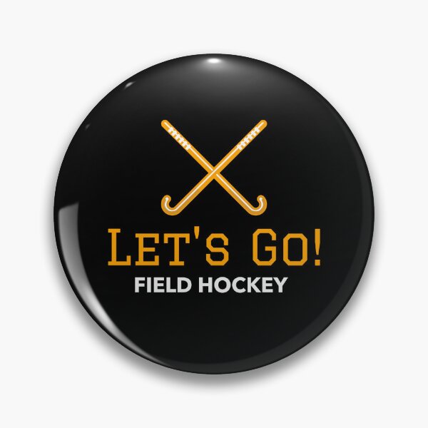 Item preview, Orange Let's Go Field Hockey designed and sold by PaperZinnia.