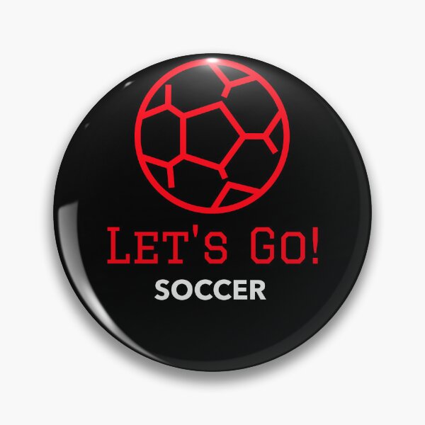 Item preview, Red Let's Go Soccer designed and sold by PaperZinnia.