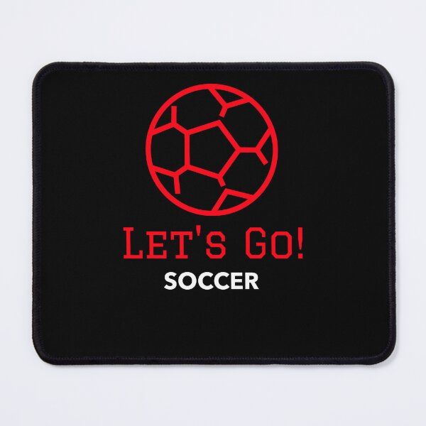 Item preview, Red Let's Go Soccer designed and sold by PaperZinnia.