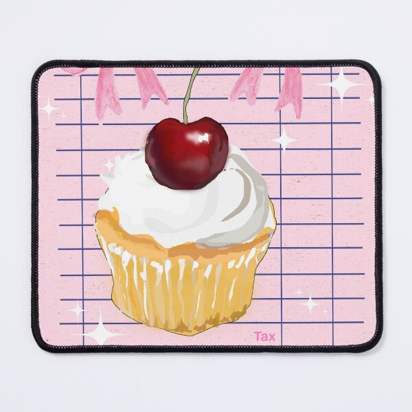Item preview, Cute Cupcake - Pink Cute Vintage Aesthetic designed and sold by bowsbotanicals.