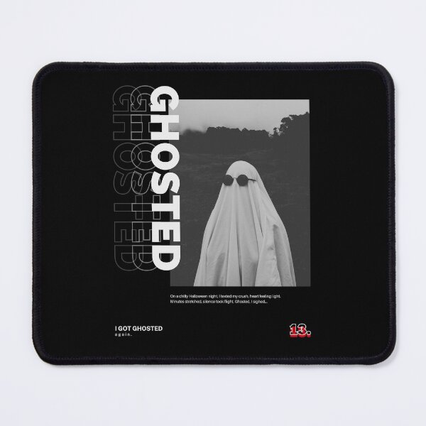 Item preview, Ghosted Again | Funny | Halloween designed and sold by AngryBlackDog.