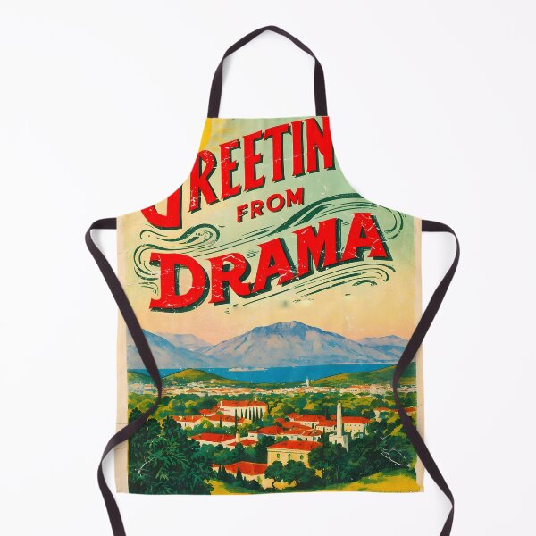 Item preview, Drama Eastern Macedonia and Thrace Greece Postcard Vintage Retro Travel Vintage designed and sold by TravelPostcardGems.