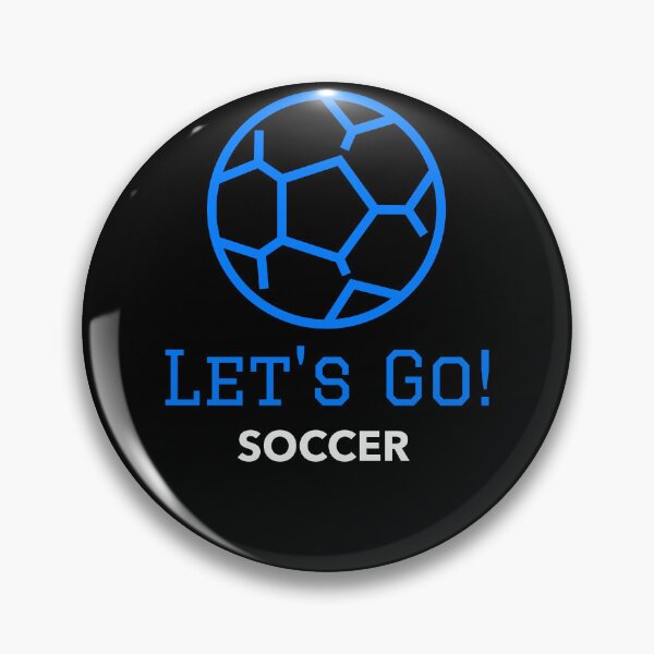 Item preview, Blue Let's Go Soccer designed and sold by PaperZinnia.