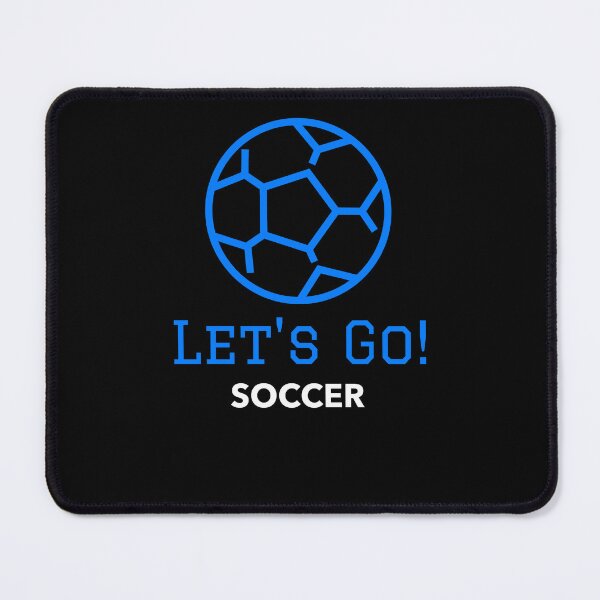 Item preview, Blue Let's Go Soccer designed and sold by PaperZinnia.
