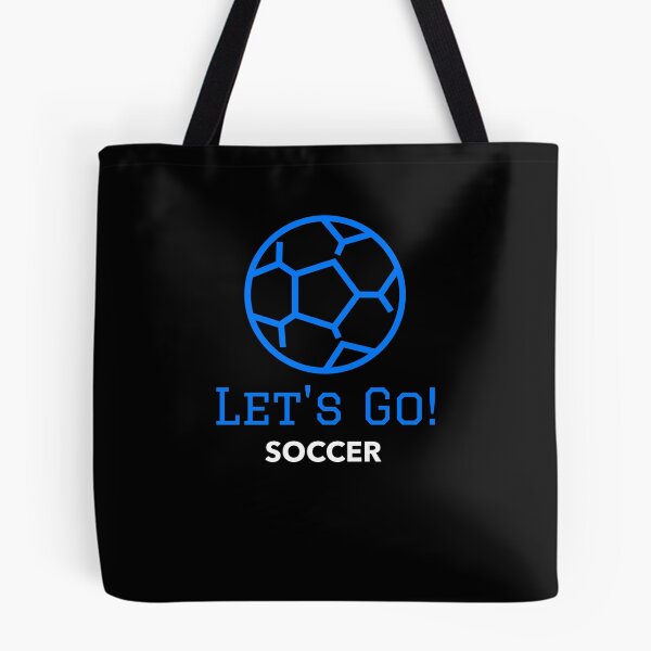 Item preview, Blue Let's Go Soccer designed and sold by PaperZinnia.