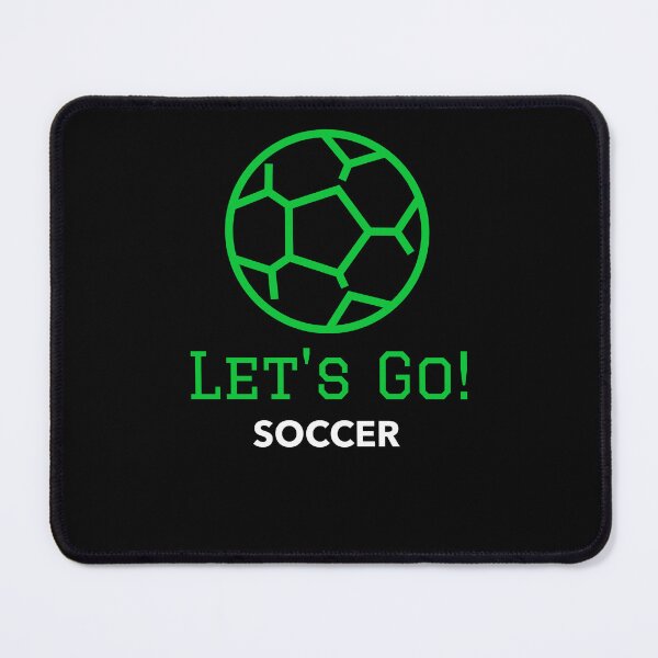 Item preview, Green Let's Go Soccer designed and sold by PaperZinnia.