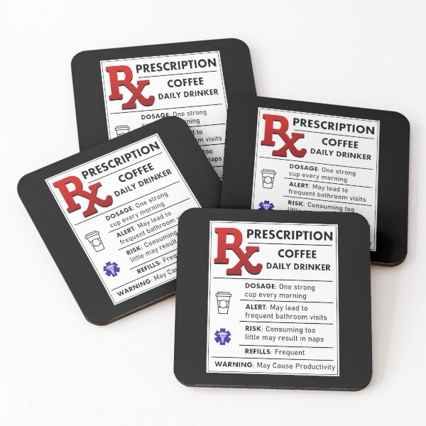 Item preview, Coffee Rx: Your Morning Medicine for Maximum Efficiency designed and sold by Robs Designs.