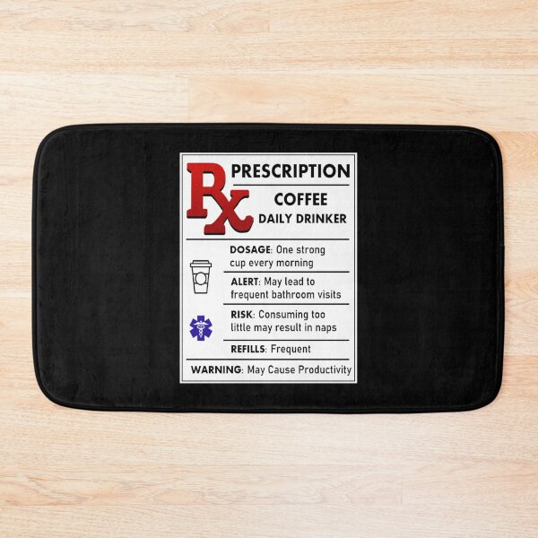 Item preview, Coffee Rx: Your Morning Medicine for Maximum Efficiency designed and sold by Robs Designs.